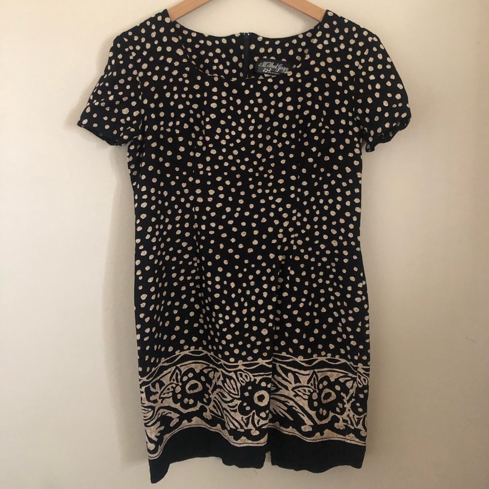 Vintage Polka Dot Mini Dress